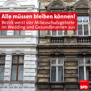 SPD Erfolg beim Milieuschutz