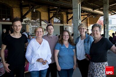 Mathias Schulz, Eva Högl, Yannick Haan, Janina Zittel, Fides Paulus, Jutta Koch-Unterseher (Foto: Schulze/Schulz)